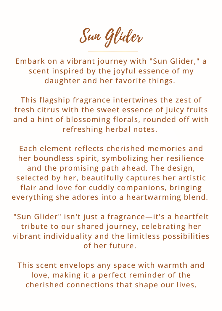 ☀️ Sun Glider -Joy, Bottled in Wax.