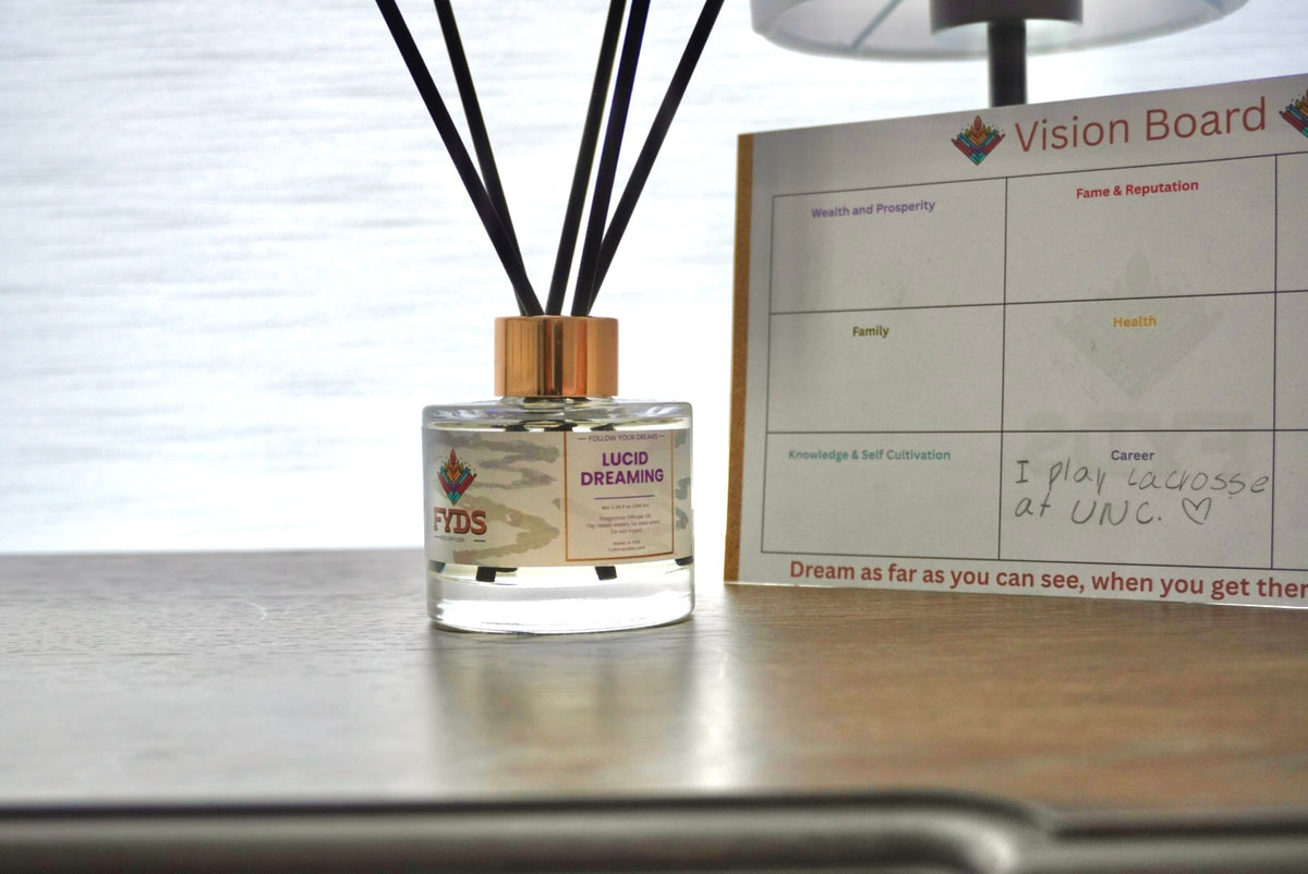 FYDS candles and founder photography